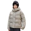 Simple European and American sports style down cotton clothes women's thermal hooded jacket autumn and winter thick jacket puff down cotton clothes