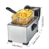 Electric Deep Fryer Household Small Electric Fryer Commercial Deep-fried Dough Sticks Chips Machine Stall Fryer
