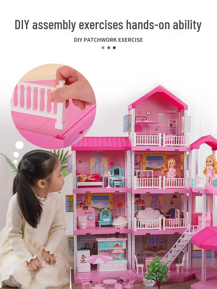 Princess Castle Dollhouse: Pretend Play Toy for Girls Aged 3+