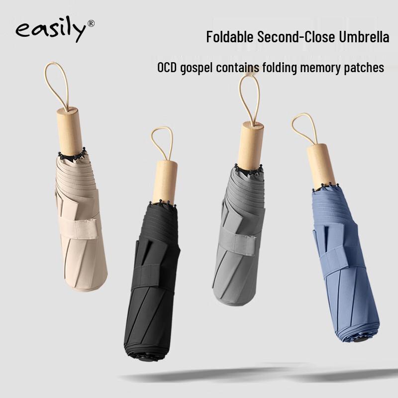 easily Double-Rib Windproof Folding Umbrella