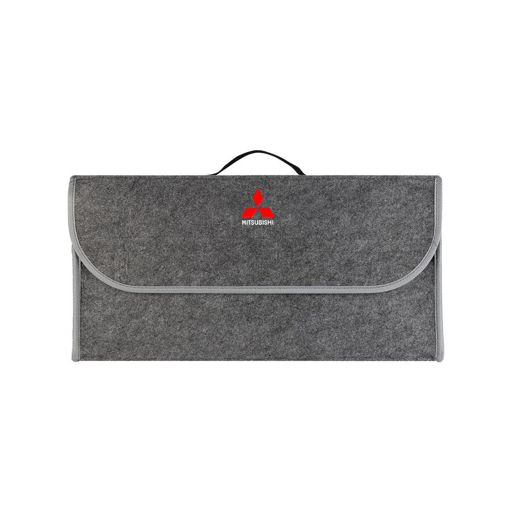 Car Soft Felt Storage Bag Organizer Cars Foldable Trunk Bag For Mitsubishi Lancer 9 Ex Evo ASX L200 Colt Pajero Sport