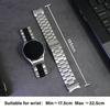 No Gaps Quick Fit Stainless Steel Strap For Samsung Galaxy Watch7 40 44MM FE/6/Classic 43 47mm Band For Watch 5Pro 45mm Bracelet