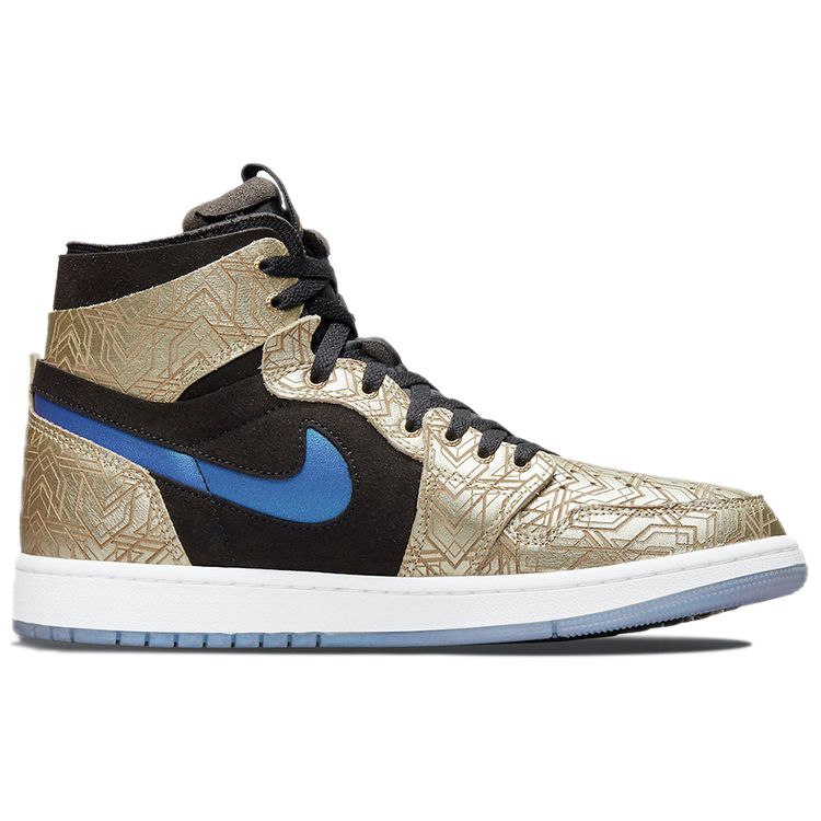 Air Jordan 1 Zoom Comfort Gold Laser Unisex Sneakers DQ0659-700