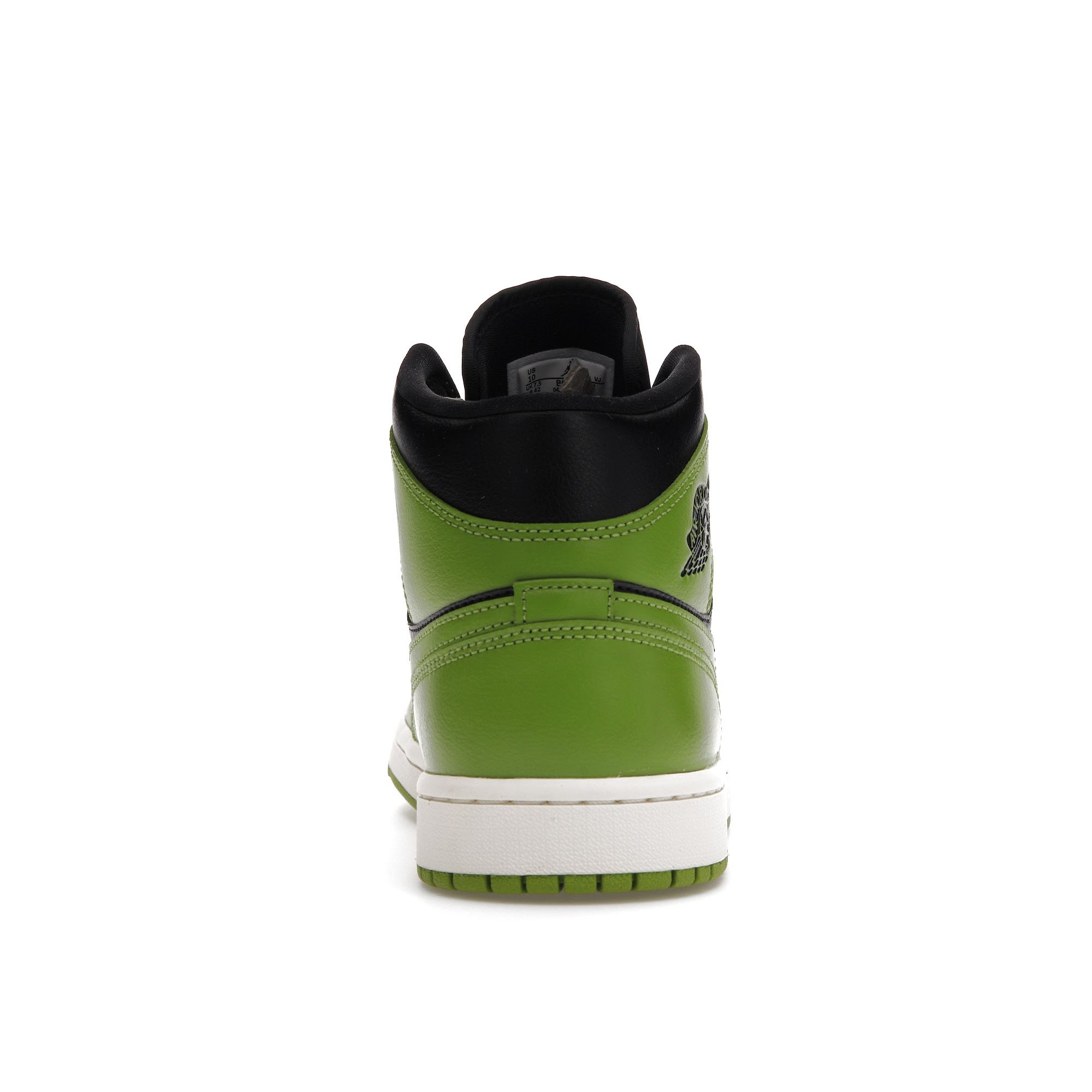 Air Jordan 1 Mid Altitude Green Женские кроссовки Black Sail Altitude-Green-Heather — фото 6