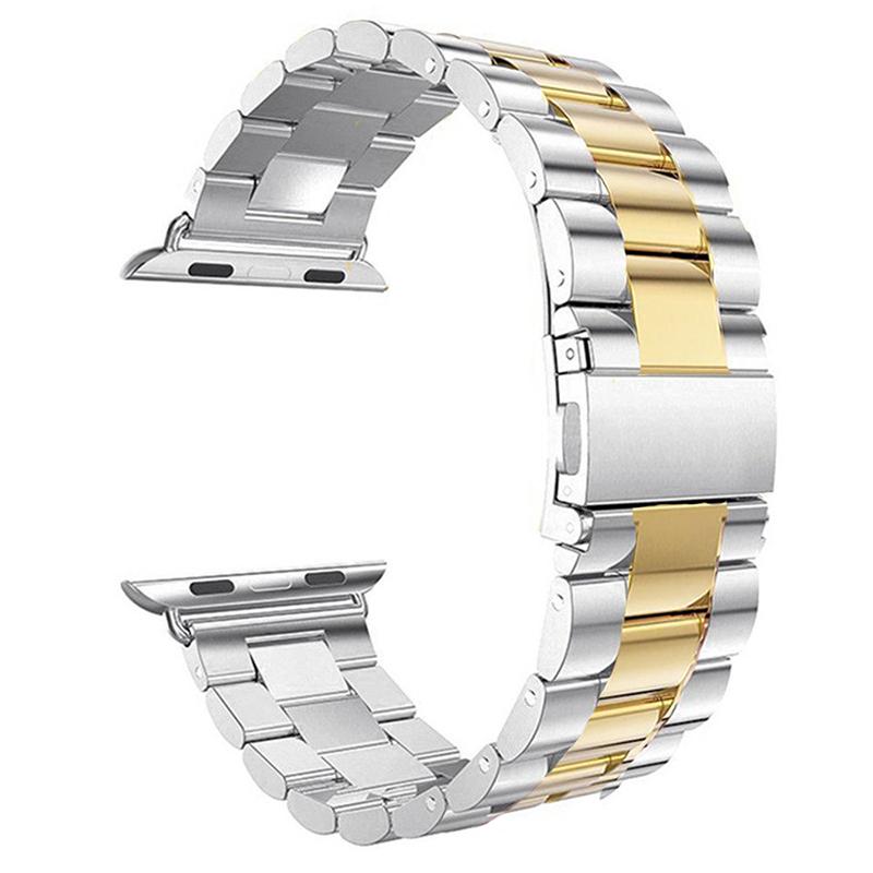 1Pc Stainless Steel Replaceable Wristband For Apple Watch Band 38/40/41/42/44/45/49/46MM For Apple Watch Strap Ultra 11 10 9 8 7 6 5 4 3 2 1 SE Band