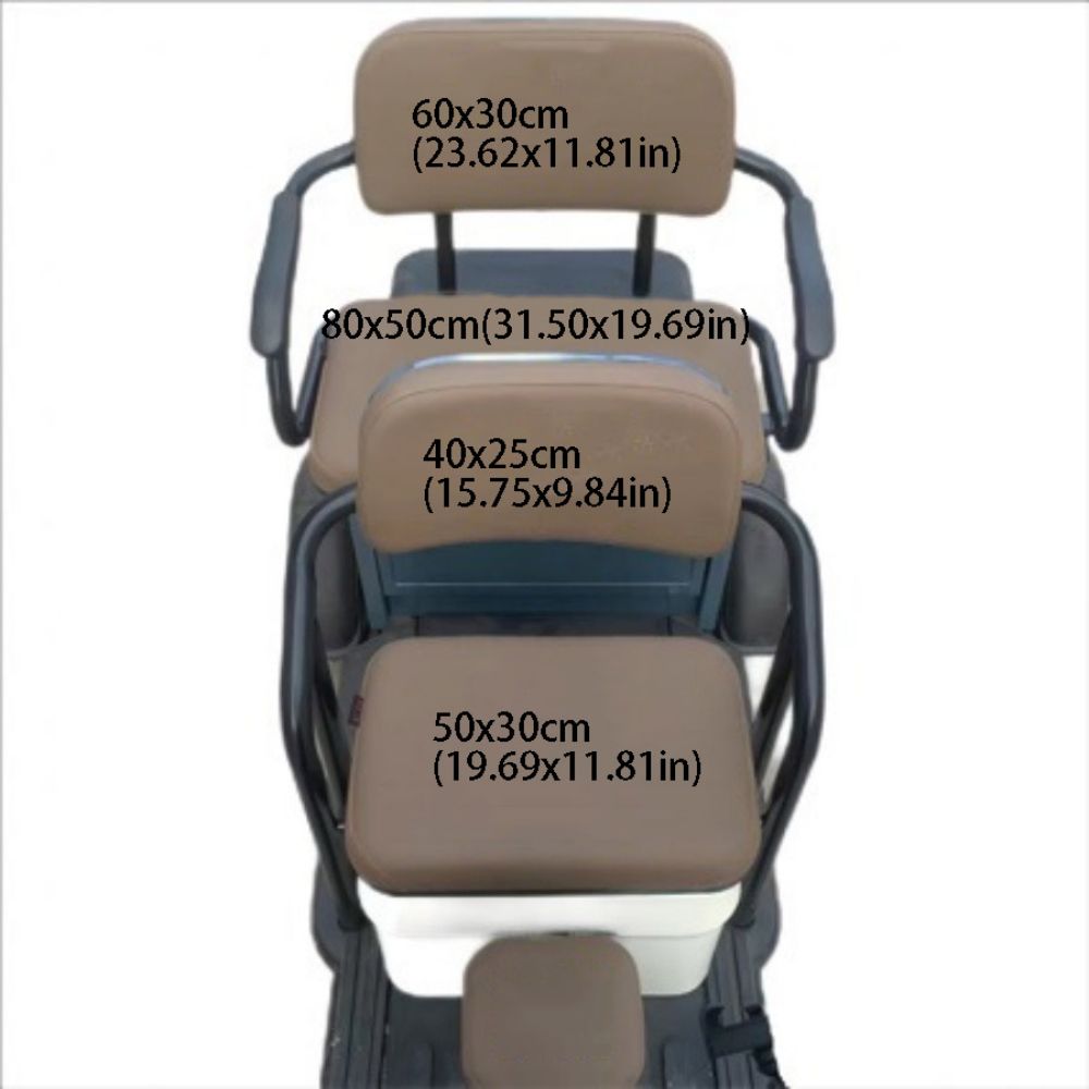 Universal Fit Electric Tricycle Seat Cover Leather Seat Cover Electric Tricycle