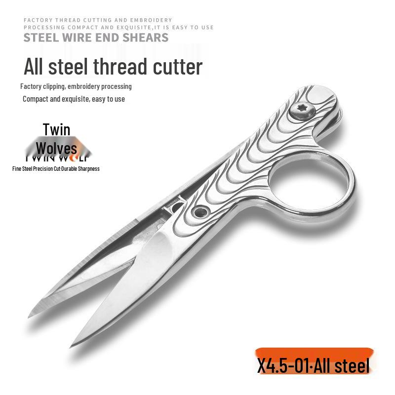 High-Quality U-Shaped Stainless Steel Thread Clipper for Tailoring and Cross Stitch