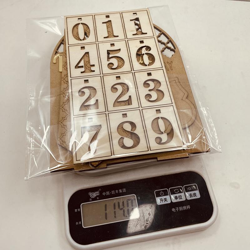 Kalendarz odliczający Czas Drewniana Ozdoba Dekoracja na Imprezę Dekoracja Domu Nowy Kalendarz DIY Odliczanie Dekoracja Domu