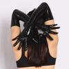 Dance Gloves Long Gloves Performance Sexy Shiny Black/ Red