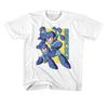Mega Man Multiple Poses White Youth T-Shirt