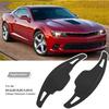 Black Aluminum Steering Paddle Shifter Extension Cover Trim Interior Accessories For Chevy Chevrolet Camaro 2012 2013 2014 2015