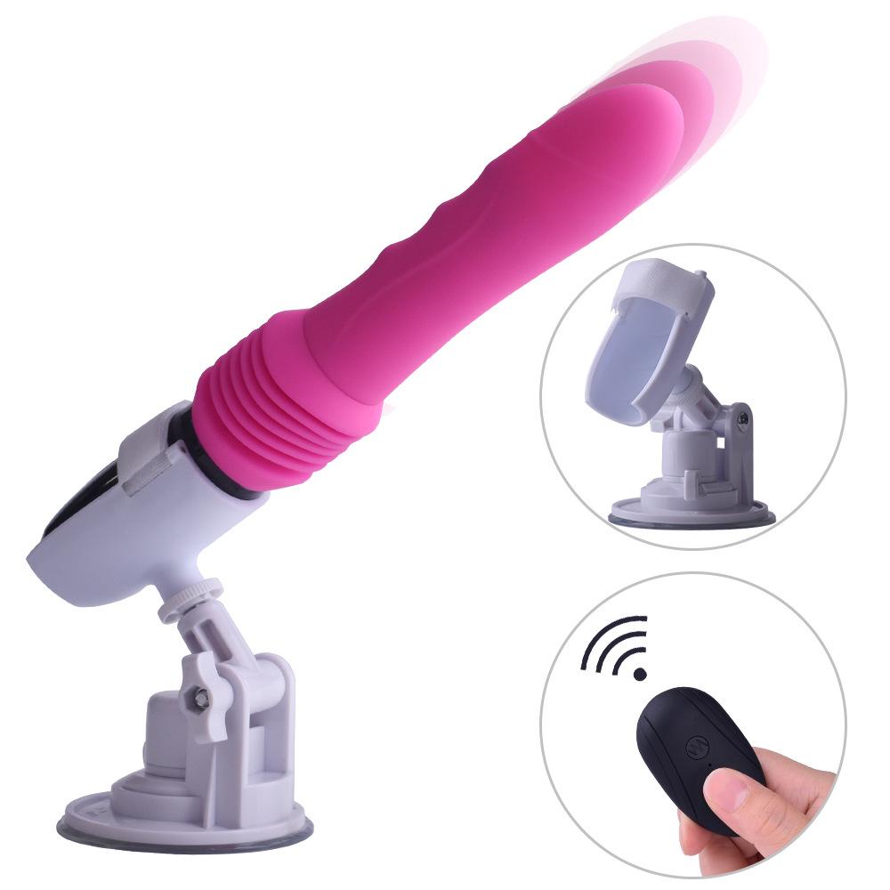 Automatic Vibrating Telescopic Female Masturbator with Massage Feature