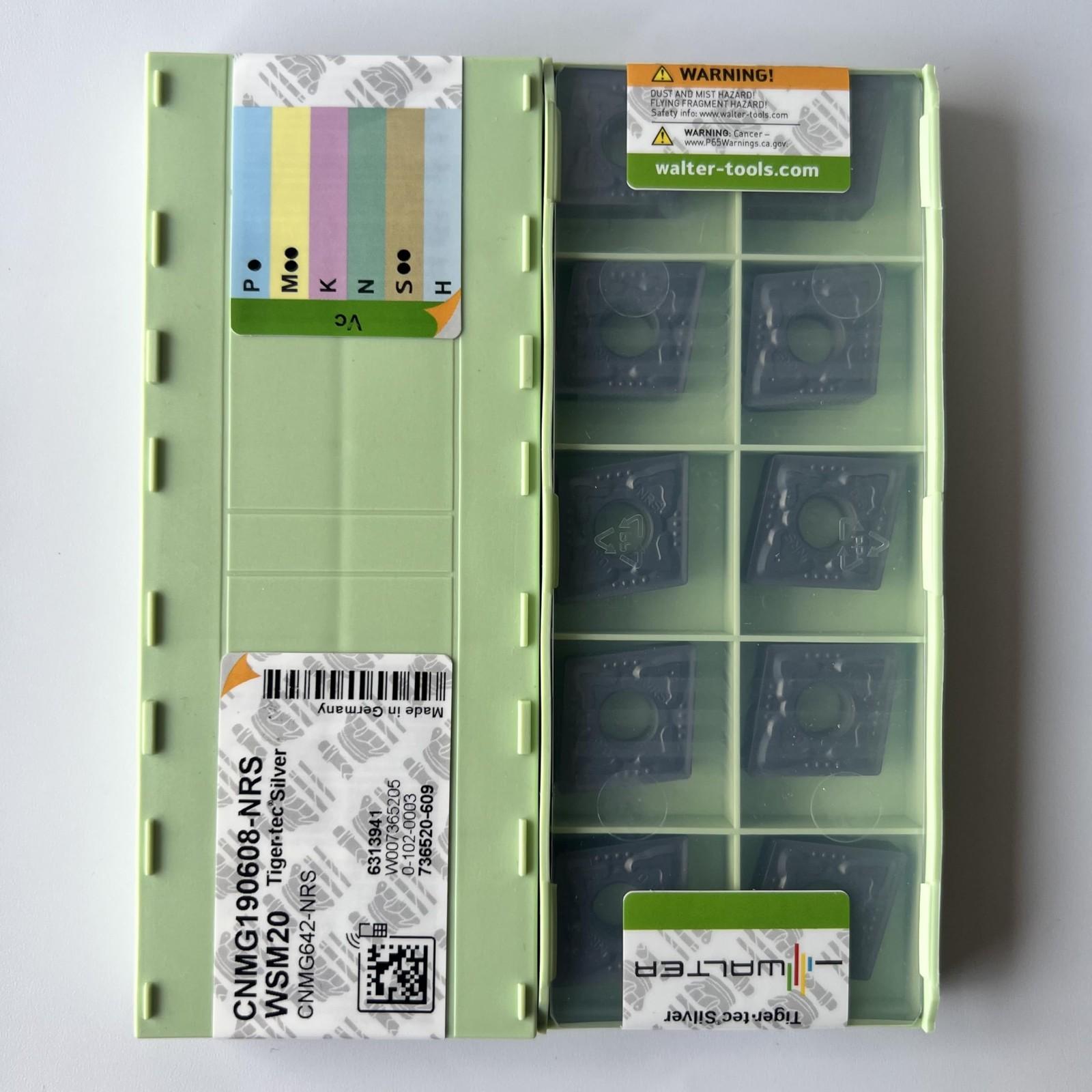 

WALTER / CNMG190608-NRS WSM20 / Carbide CNC Blade 10 Pcs