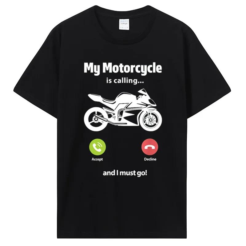 My Motorcycle Is Calling And I Must Go Funny Tshirt Funny... S