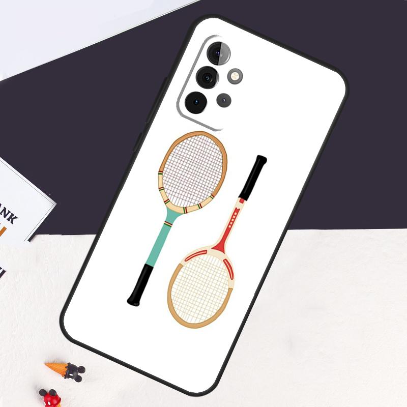 Tennis Ball Rackets Case For Samsung Galaxy A22 A16 A33 A36 A56 A26 A15 A55 A53 A35 A32 A52 A54 A34 A14 A05 A06