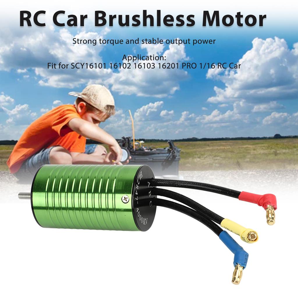RC Car Brushless Motor Strong Torque Stable Output Power Fit For SCY16101 16102 16103 16201 PRO 1/16 RC Car