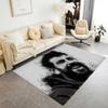 Football Player Action Area Rug Design for Study room Entryway Dining Room Balcony Antislip Carpet Decorate Offices Best for Christmas