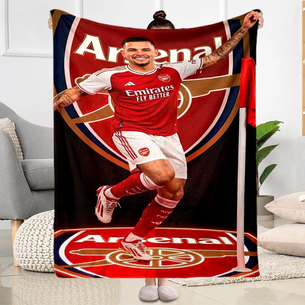 Arsenal Blanket Soft Warm Cozy Great for Livingroom Sofa Bed Four Seasons Multipurpose Stylish Decor Gifts For Family Or Friends