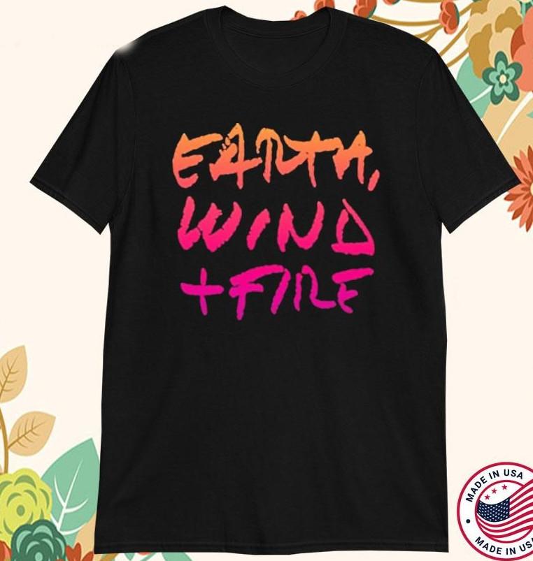 

Earth Wind amp; Fire Gradient Logo Tshirt size S5XL Unisex T-Shirt XXXL