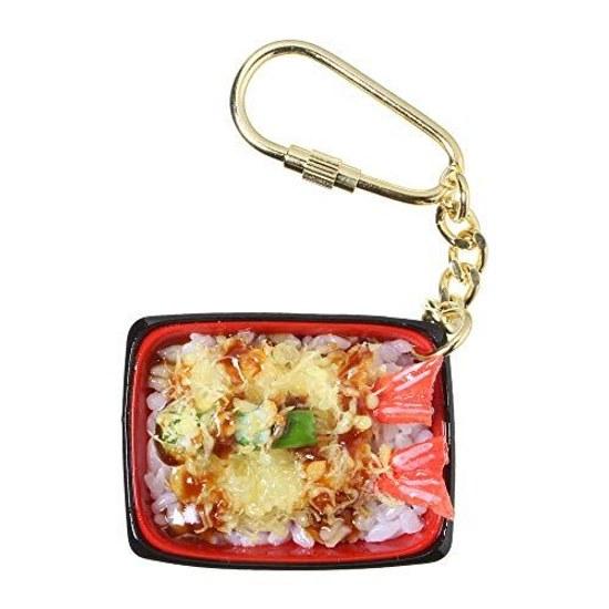 Food Sample Shop Keychain (Tenju) Miscellaneous Tempura Shrimp Jubako Overseas Souvenir Gift