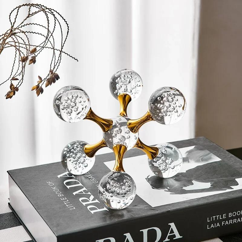 Nordic Luxury Crystal Figurine for Modern Home Decor In Living Room, Bedroom and More Bedside Table,Tea Room Handicrafts