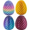 Twisty Fidget Egg, 3D Printed Slippery Egg Fidget, Easter Dragon Eggs, Easter Basket Stuffers Essentials,Stress Relief Desk Fidget Toy for Adults