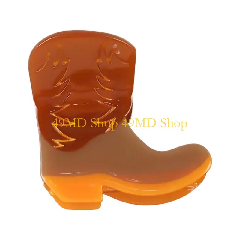 49MD Stylish Western Theme Hair Clip Nonslip Hair Claw Jaw Clip for Women Antique and Cultural Event Gathering Dressingup