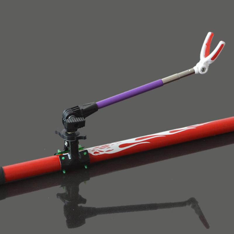 Latest Telescopic Fishing Bracket Rod Holder 3 Sections Bracket Support Stand Tool