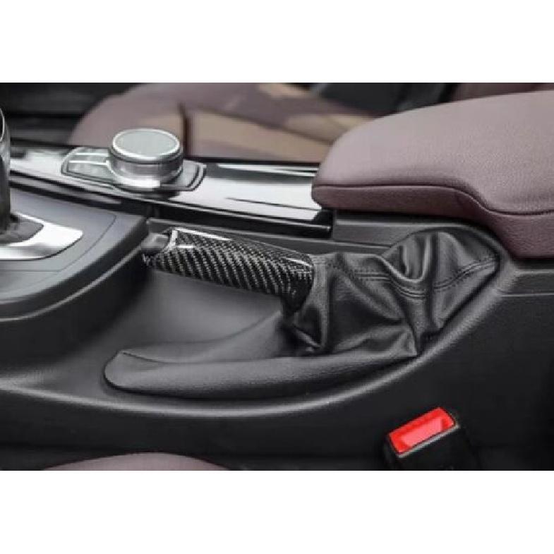 Real Carbon Fiber Front Hand Brake Trim Cover For BMW F20 F30 F22 E84 E90 E60 Z4