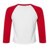 Bella + Canvas Womens/Ladies Micro-Rib Raglan 3/4 Sleeve T-Shirt
