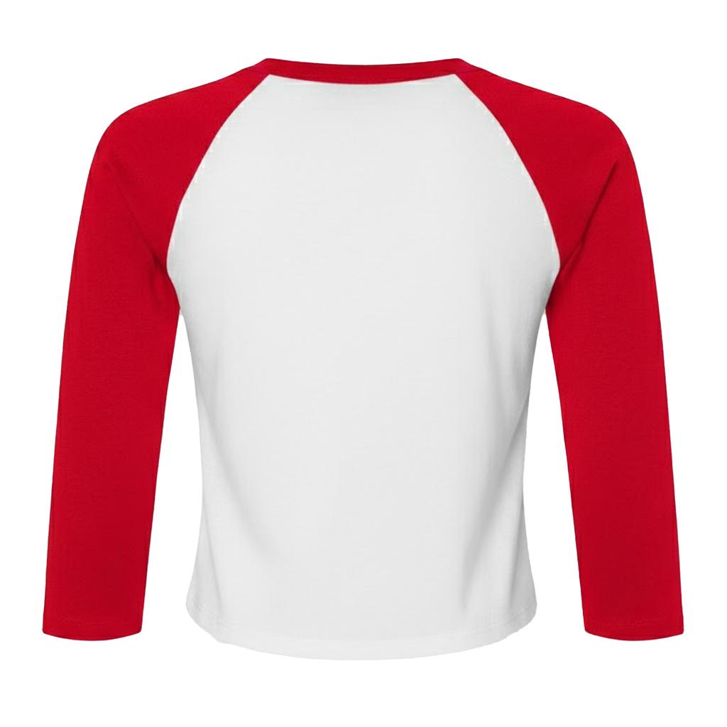 Bella + Canvas Womens/Ladies Micro-Rib Raglan 3/4 Sleeve T-Shirt
