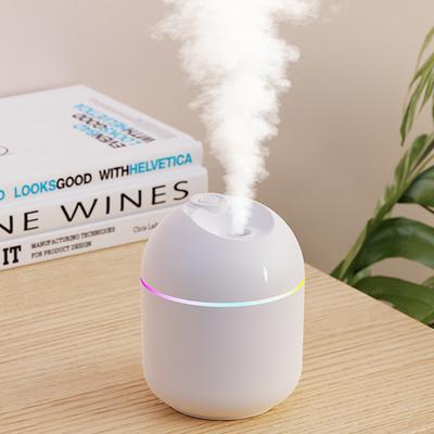 220ml USB Mini Air Humidifier Aroma Essential Oil Diffuser For Home Car Ultrasonic Mute Mist Maker Diffuser with LED Color Lamp