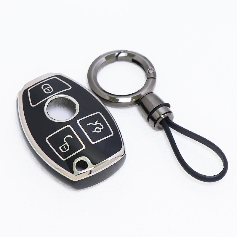 Tpu Auto Shell Car Key Case Cover Holder For Mercedes Benz Gls Gla Glk Glc Cls A B C E Class Cla Amg W212 W463 W176 W204 W205