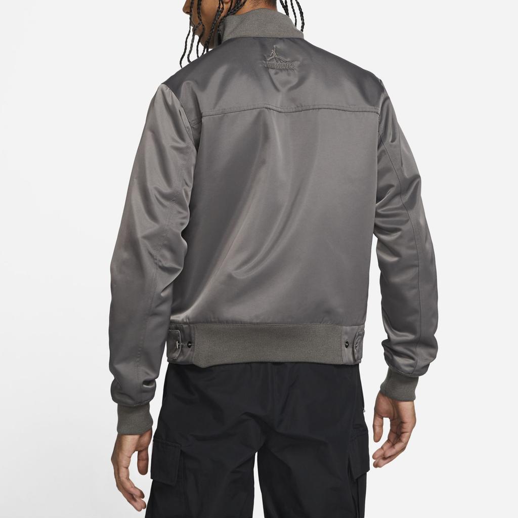 Air Jordan 3 x A Ma Maniére Einfarbige Workwear Jacquard Strickjacke Herren Jacken Grau CV3430-099