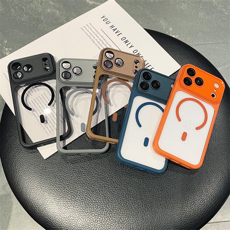 Transparent Magnetic iPhone 17 Pro Max Case for Apple Models 12-17