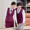 Unisex Hotel & Restaurant Service Vest Uniform Set
