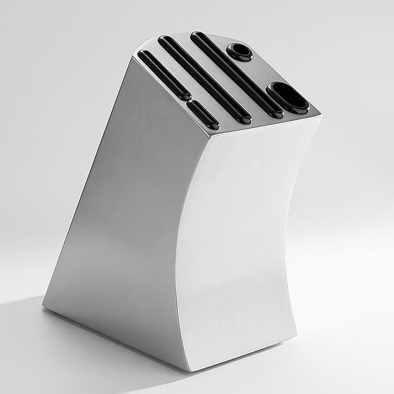 Stainless Steel Knife Holder Rack - 430 Wheel Cookware Storage, Creative & Thickened Design