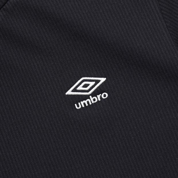 UMBRO Women'S Ribbed Short Sleeve T-Shirt Black (Uq222Crs59)