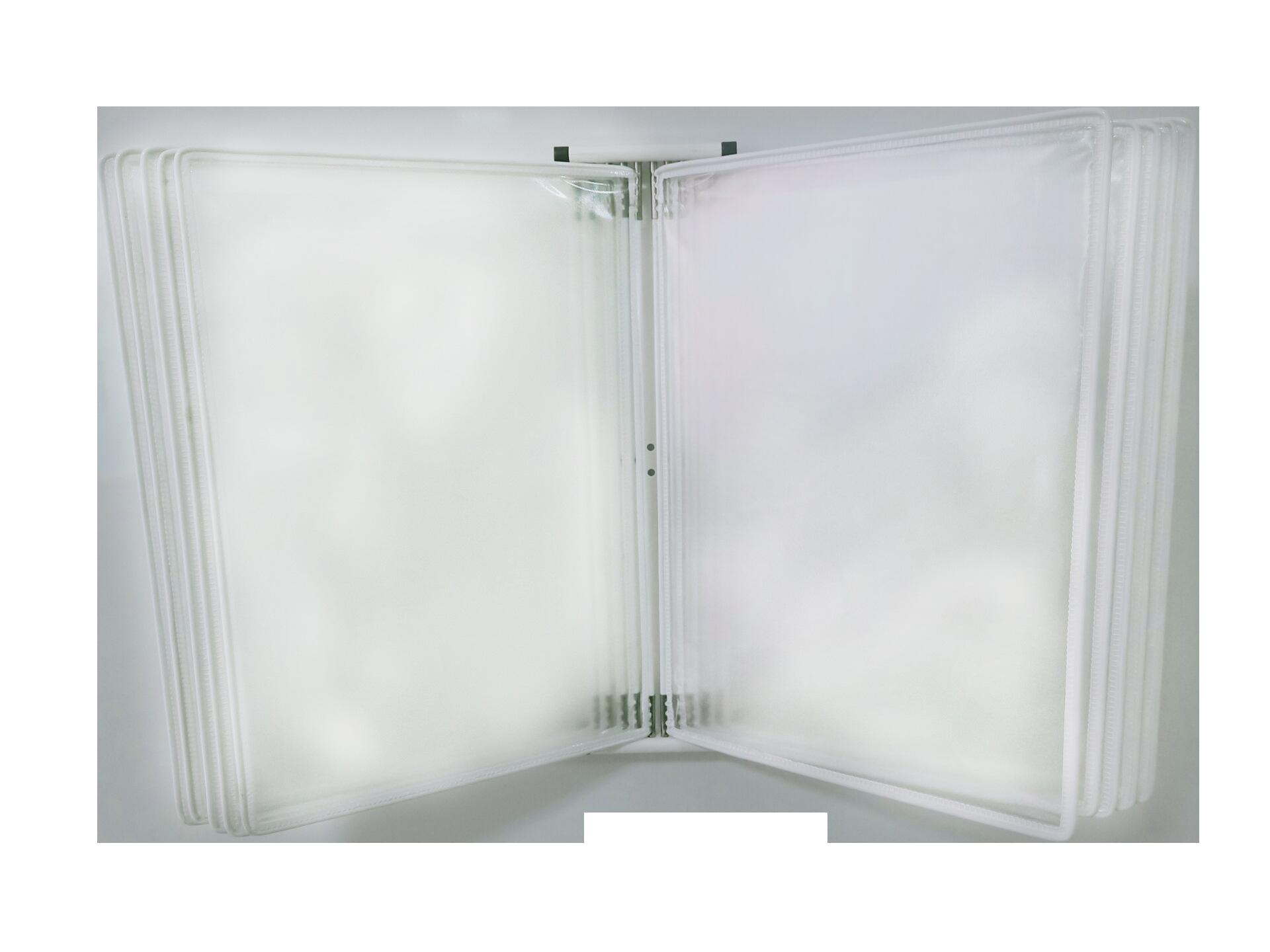 A4 Wall-Mounted Display Rack for Industrial File Organization