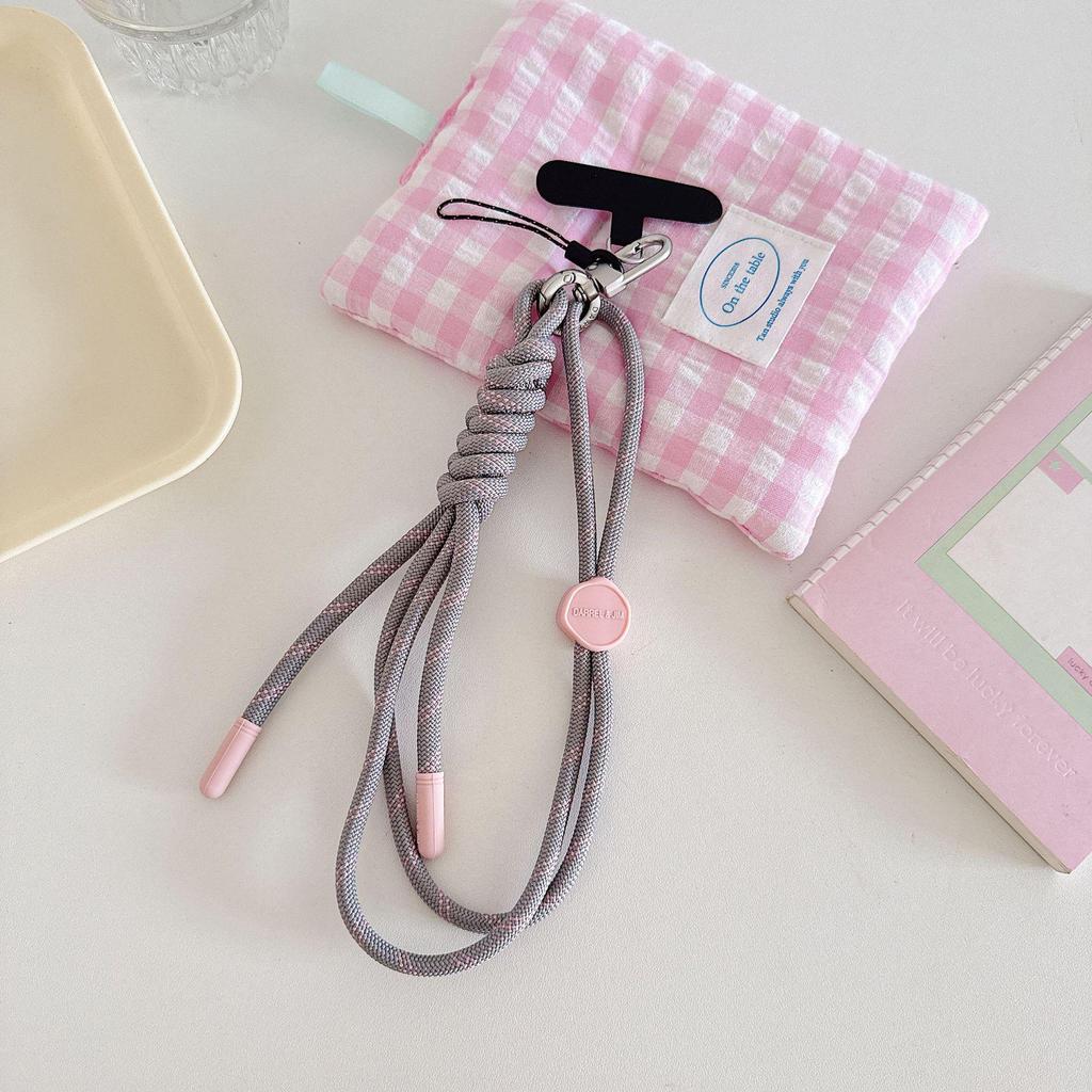 Complex Woven Wrist Strap with Metal Buckle - Anti-lost Phone Lanyard