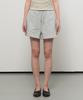 GENERALIDEA Lace-Trimmed Sweat Shorts [Melange Grey] / Gf2Lhp526