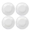 4 Pcs Serving Enamel Dish Set White Platters Enamelware Dishes Vegetarian Diet Dinner Plates