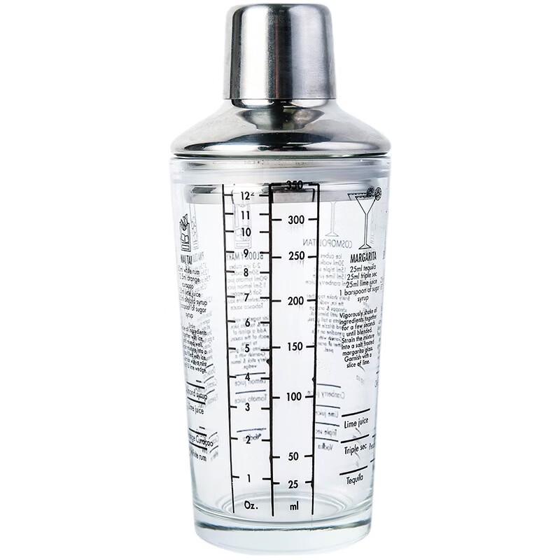 Transparent Glass Cocktail Shaker Set