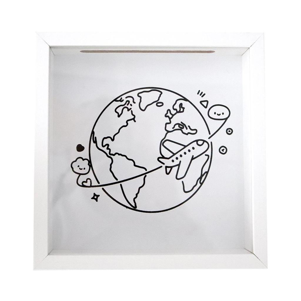 Biglietto e Cornice Scatola Memorie: Conserva Biglietti, Foto, Mappe, o Usa come Salvadanaio