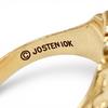 Great JOSTEN Ring ring college Yellow Gold 10K Women Used