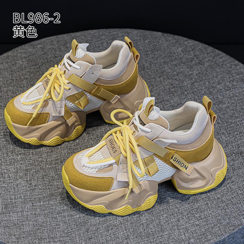 

Dad Shoes Women s Spring/Autumn New Versatile Leather Trendy Soft soled Sports Shoes Women s Shoes 40