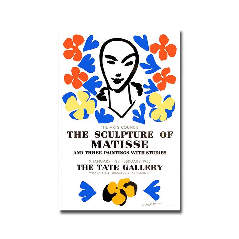 Henri Matisse Vintage Poster Abstract Line Art Print Mid Century Canvas Painting Modern Wall Picture For Living Room Home Decor
