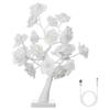 Desktop Rose Bonsai Tree Lamp 24 LED Tree Lamp Battery Powered Decorative Light for Living Room