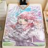 1PC The 100 Girlfriends Print Flannel Blanket, High quality All Seasons, Home Decor, Warmth and Comfort, Perfect for Christmas Gifts