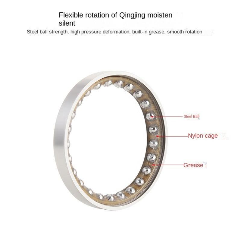 General Bike Headset Bearing Steel Wear Resistance Bicycle Headset Bearing Steering Bearings Waterproof Bike Repair Parts
